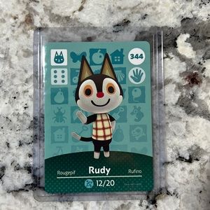 Rudy amiibo card